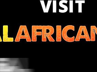 REAL AFRICANS - Real Breasty Afro Amateur Picked Up By Large Dong Lightskin