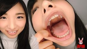 POV Video! Selfie of Mouth and Tongue Observation - Suzu SHIRATORI