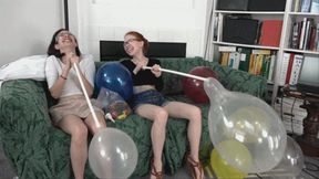 Dolly and Nora Blow Q11 Balloons (MP4 - 1080p)