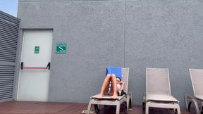 I Filmed My Famous Neighbor Sunbathing with Dental Floss on