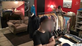 Tsubasa Hachino In Risky Public Sex In Japanese Clothing Store With