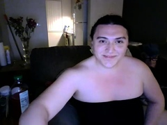 Amateur striptease and Solo masturbation