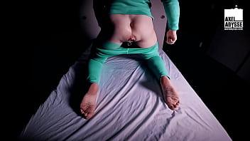 Axel Abysse Stretches Own Hole Before Humping Huge Toy