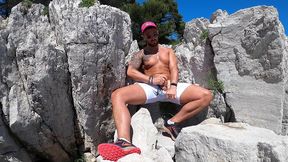 bonne branle sur les rochers pour mathieu ferhati