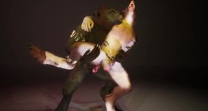 Big rough gay furry animation destroys deepboyo's wild ass
