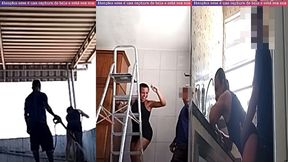 hotwife exibicionista deu mole pro pedreiro