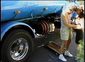 Big boobs hairy pussy fucking in the parking