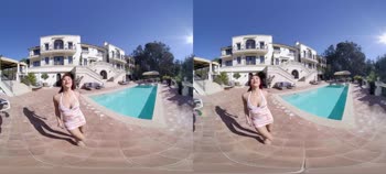 Mina Luxx's Teen (18+) Nympho Fantasies Unleashed in 3D VR