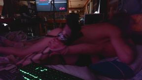 Casual Translesbian Love Making, Synn & Mistress Cy Having Sex While Synn Gets Tied up & Fucked Hard XXX 666 23 13