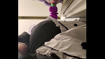 SometimesNiki maid practicing on dildo upshot