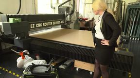 Nerdy Blonde Boss Gets Her Pounded In The Office Room
