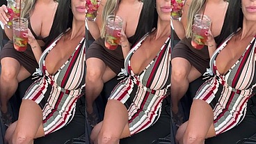 Update #394 (September 9, 2022) Out with my gf misslexa. Who's gonna buy us a round? ?????