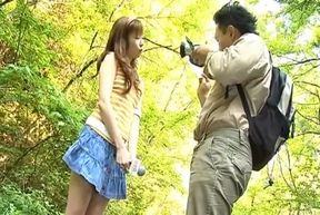 Lovely Nana Ootone Stripped Bare in the Wild Woods – Nude Adventure