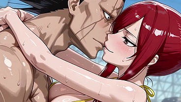 Kenpachi (Bleach) x Erza (FT) AI