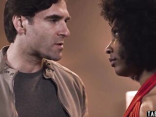 Guy fingering and screwing his black mother I'd like to fuck mistresse Olivia Jay curly snatch