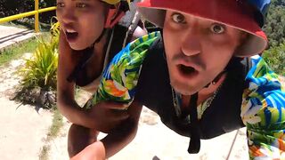 SEXTAPE SHOCKER Ziplining Cuties EXPOSED in Homemade Orgy!!!