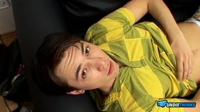 UndieTwinks Kyle Valasek Strips Strokes And Shoots Thick Load In Boxer Briefs