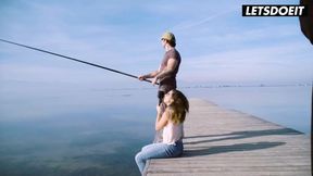 Blonde MILF Risky Fuck with Horny Fisherman - LATINA MILF