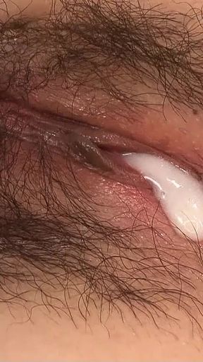 Spectacular moment from "Keep Fucking after Creampie - Asian Teen with Hairy Pussy and Big Tits"