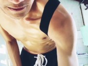 Working Out, Jerking Off, and Cumming