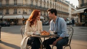 beautiful redhead meets a guy who just wants to fuck her - ai generated content