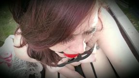 Halloween: Vampire Ballgag Masturbation (Pt 2)