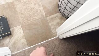 Caught my Step Sis Masturbating in Bath