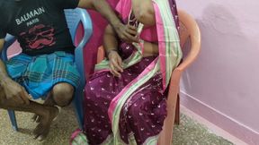 Amateur Desi Stepmom's Hardcore Chair Session with Her Thirsty Stepson - Rough Doggystyle &amp; Creampie