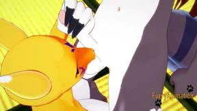 Taomon & Grey Fox Furry Hentai Uncensored Blowjob Handjob Boobjob Cuckold Creampie