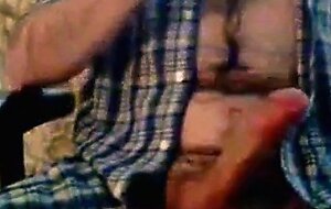 Bear Daddy Jerks Off, Shoots a Big Load