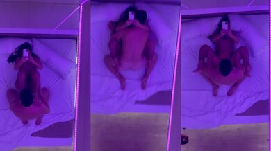 Hard missionary recorded me fucking in front of the ceiling mirror