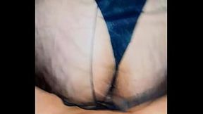 Sexy 50-year-old cougar's hairy bush and big booty anal&#x1F44C; sex