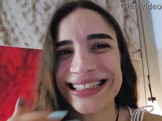 My girlfriend catch me with Elisa Calvi
