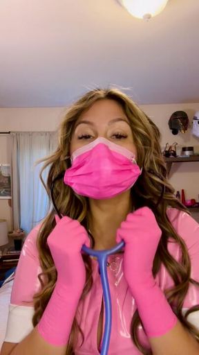 10 min POV Latex Nurse Luna gives you an exam and things get a little steamy! What me jerk you off and give you a blow job! As I slowly strip