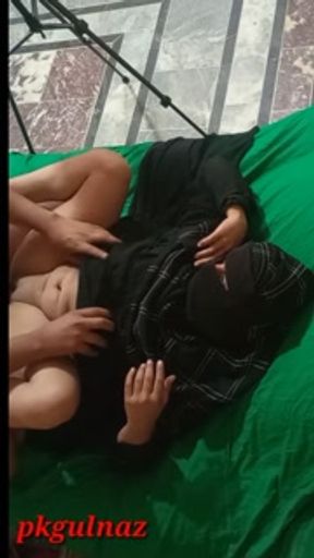 Desi indian muslim stepaunty fucked hard by her boyfriend,hot muslim aunty sex