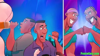Animated Basketball Jocks in Hardcore Gay Anal Action