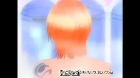 Nami Shares Steamy Bathtub Moment with Vivie in Hot One Piece Escape