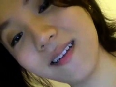 Asian Crossdresser Masturbates with Sex Toy