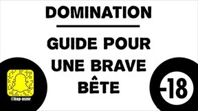 French Domination Guide Chokes Slutty Men With ASMR Dirty Talk