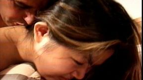 Teen Asian stepdaughter gets it on with her lucky stepdad