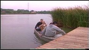 Two Horny Amateur Couples Fuck on a Boat in the Middle of the Lake