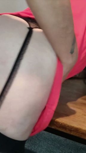 Personal assistant fucked hard in pussy and ass on a desk   Clip 1