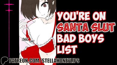 You're In Santa Slut's Bad Boys List! And Bad Boys Only Get Rimjobs! | Audio Roleplay