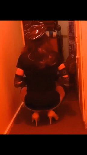 Police Uniform Fucking Myself with My Gunn Dildo