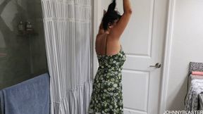 Abi James Gets Creampied By Delivery Driver