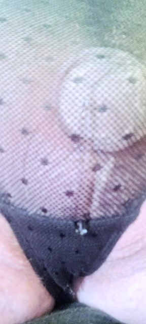 Leaking precum in my panties