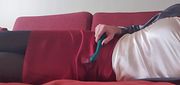 Cum in my satin skirt