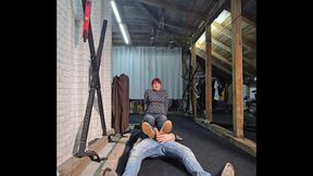 Obsessed gym trainer - JOI and facesitting in leggings