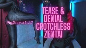 Tease & Denial Crotchless Zentai