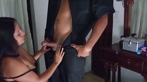 I Had to Fuck the Technician! He Penetrated Me Very Hard and Put It in My Mouth